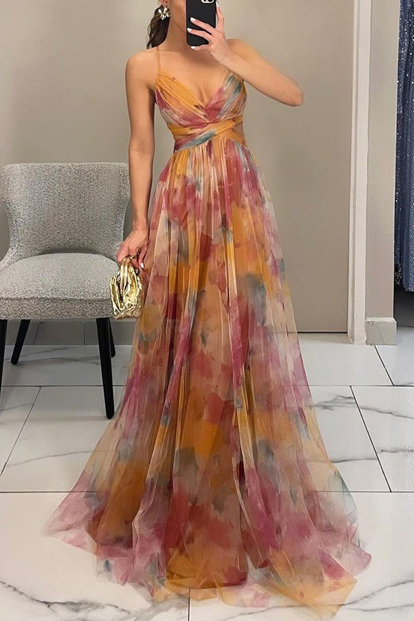 Giselle - Lange Bloemenjurk voor Dames