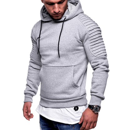 Lichtgewicht Heren Hoodie met Capuchon en Lange Mouwen