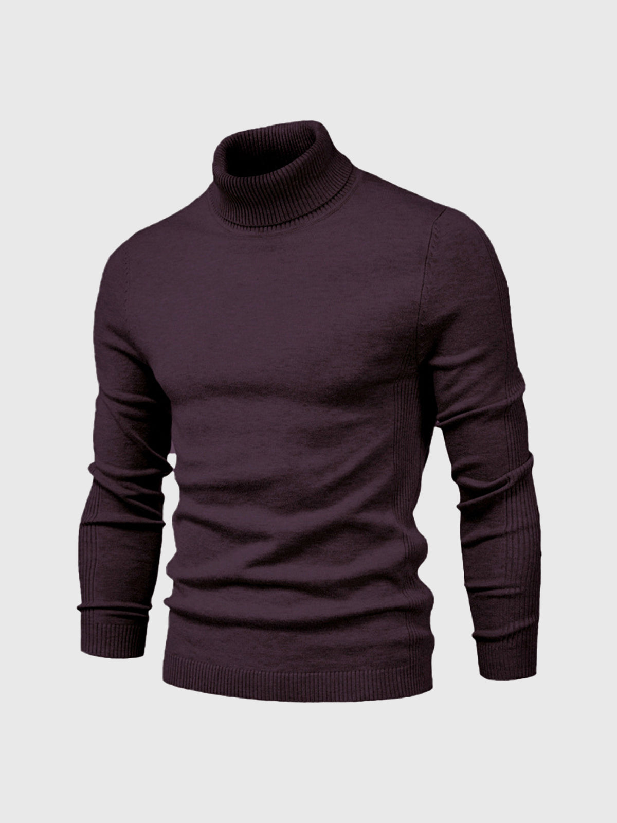 Men's Turtleneck Sweater of Soft Cotton – Elegant & Washable