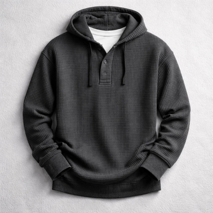 Bromley Waffle Hoodie – Comfortabele Heren Hoodie met Wafelstructuur