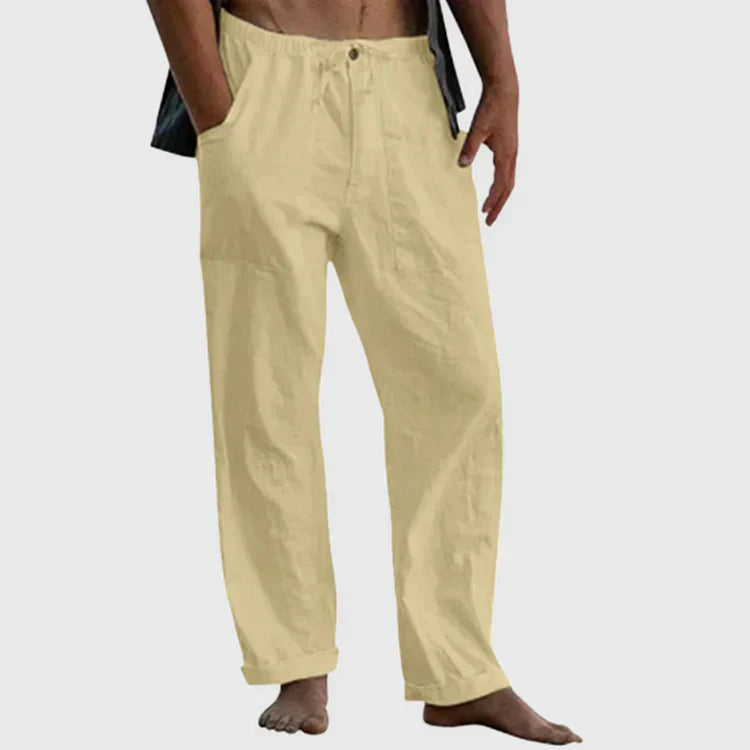 Marx – Casual Linnen Broek Voor Heren