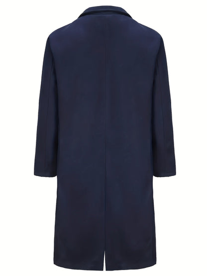 Heren Trenchcoat – Zakelijke Stijl & Elegantie voor Herfst/Winter