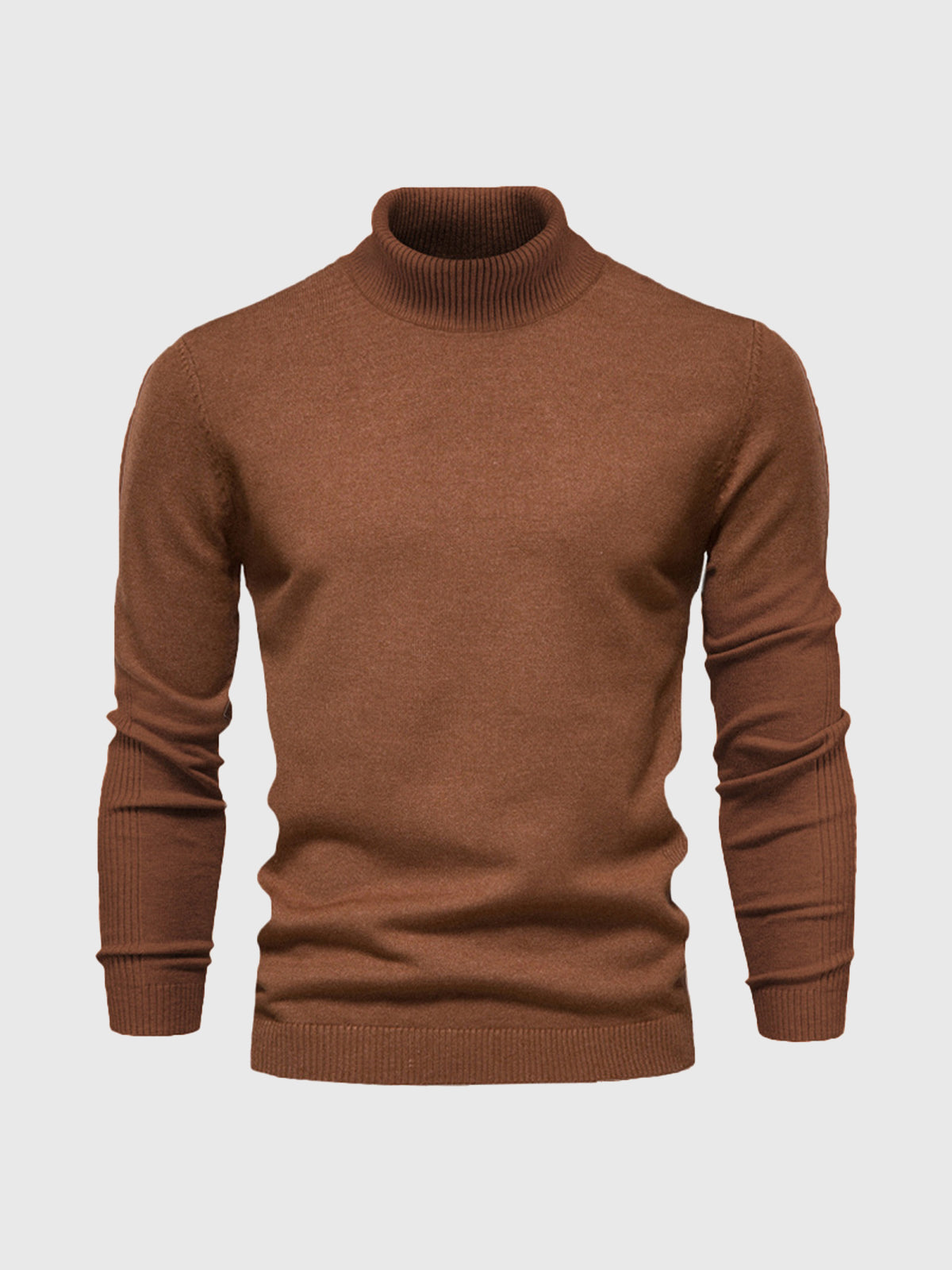 Men's Turtleneck Sweater of Soft Cotton – Elegant & Washable