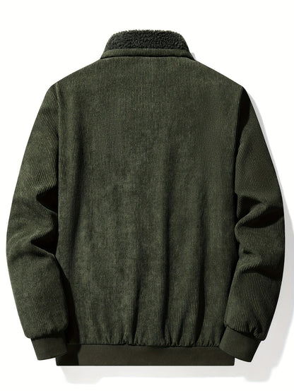 Dikke Winterjas met Reverskraag voor Heren – Warm & Stijlvol voor Koude Dagen