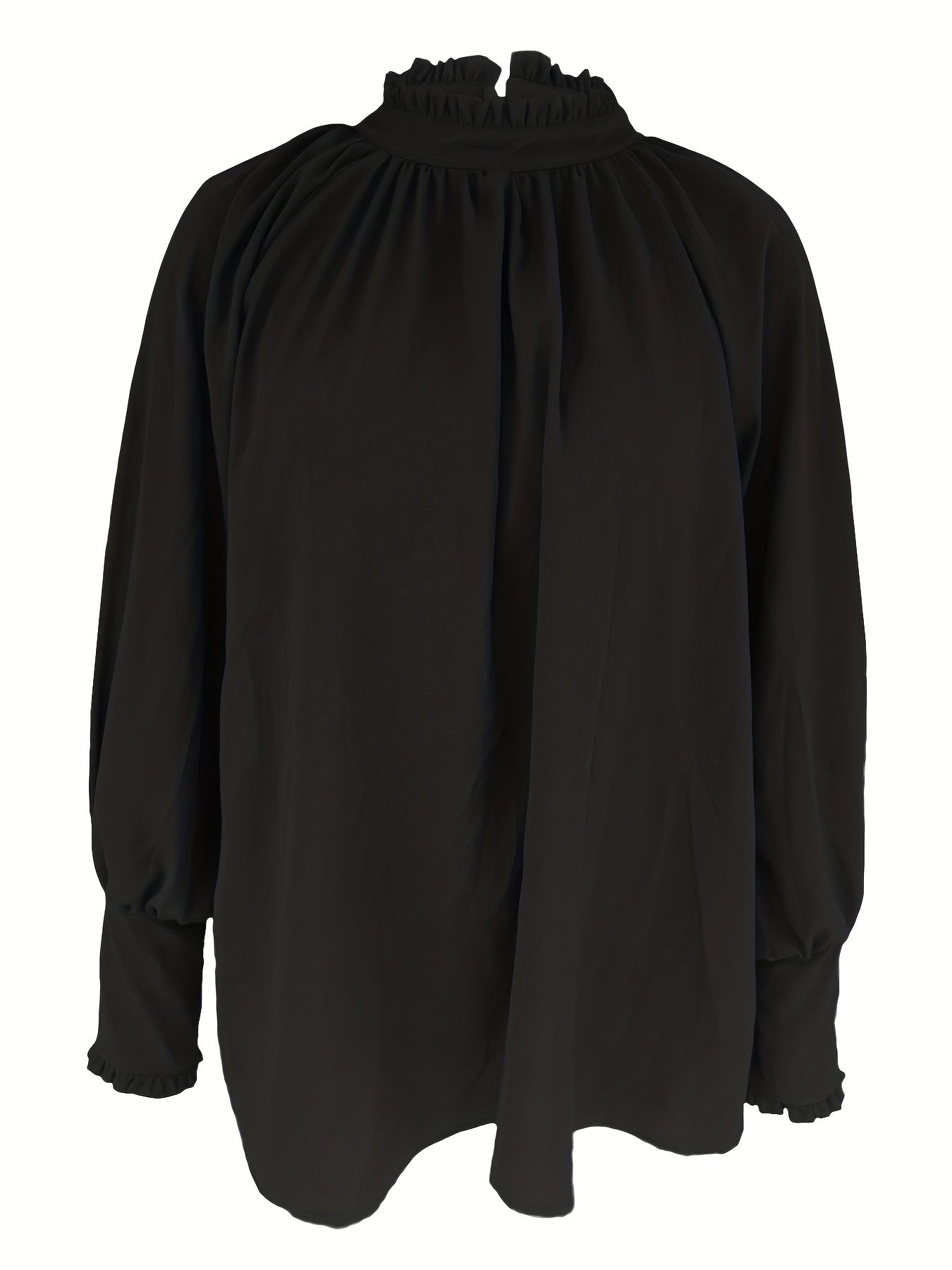 Elegante Blouse met Strik en Ruches
