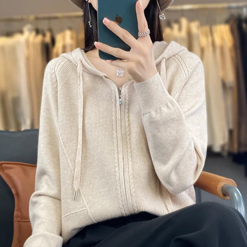 Elegante Warme Damen Strickjacke – Ideal für Herbst und Winter