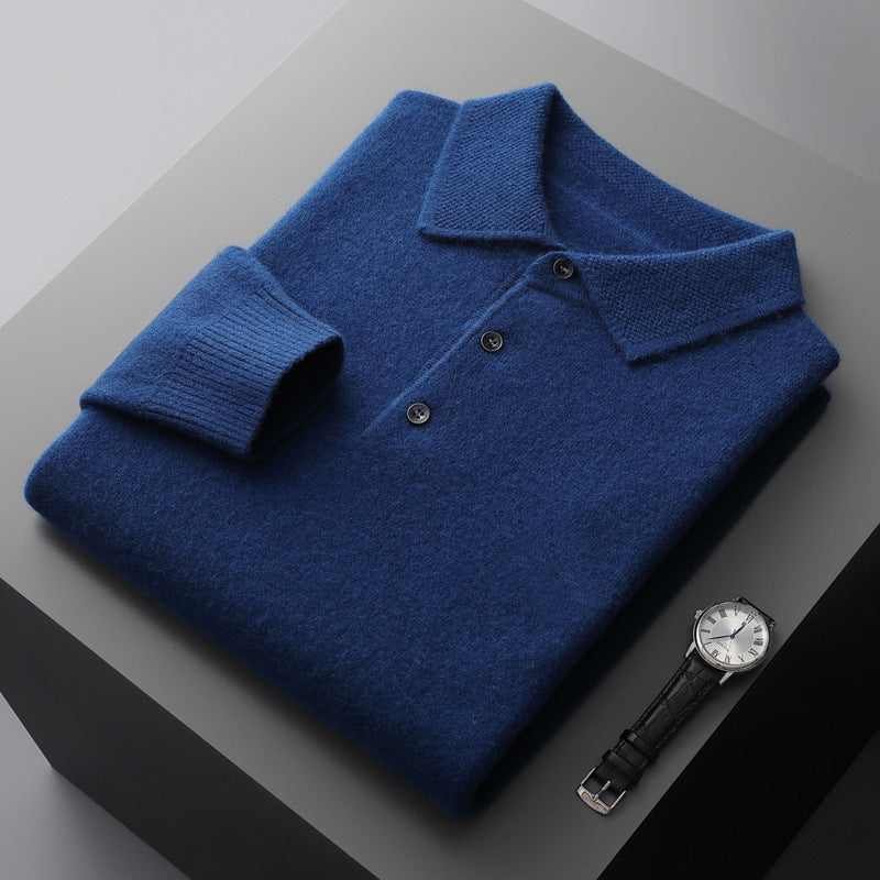 kasjmier Polo met Lange Mouwen – Luxe & Ademend Comfort