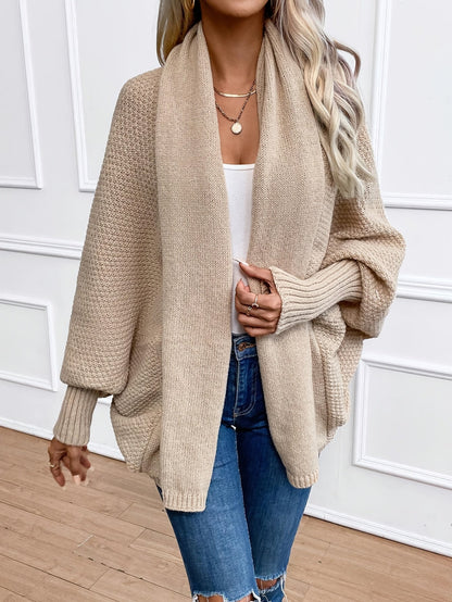 Elegant Cashmere Knitted Women's Cardigan with Long Sleeves | Perfect for Winter