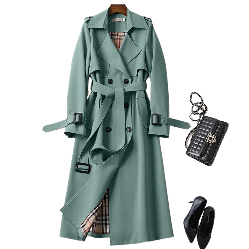 Elegante Trenchcoat voor Dames – Tijdloos, Lichtgewicht en Stijlvol