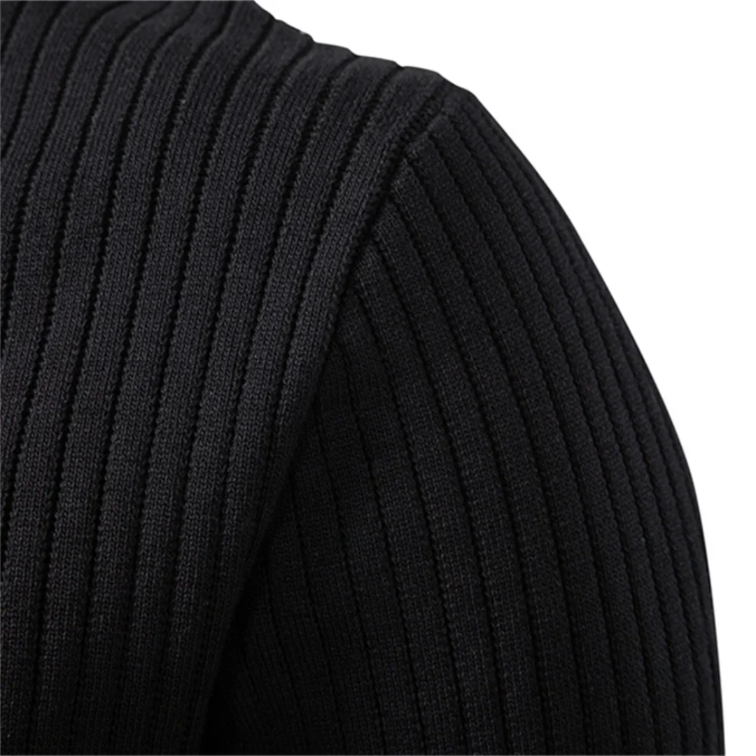 Stanton Ribbed Henley – Refined & Comfortable