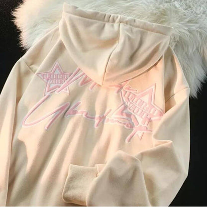 Oversized Dames Hoodie met Print | Comfortabele Streetwear Sweater