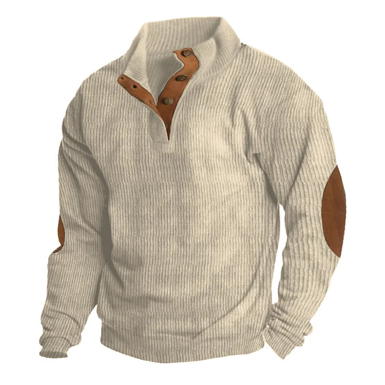 Men's Sweater with Long Sleeves – Comfortable and Warm for Autumn & Winter