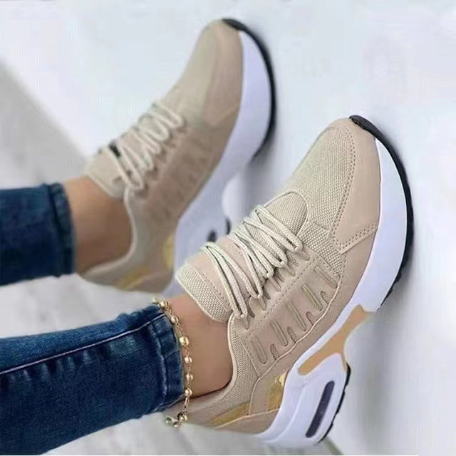 Women's sneakers with soft heel – Comfortable and breathable casual shoes