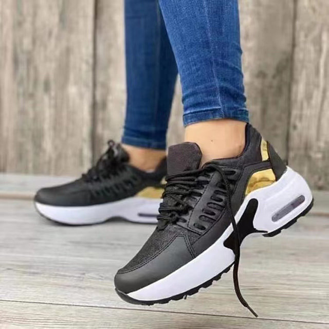 Women's sneakers with soft heel – Comfortable and breathable casual shoes