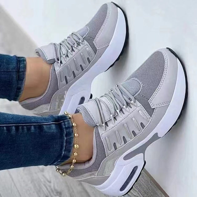 Women's sneakers with soft heel – Comfortable and breathable casual shoes