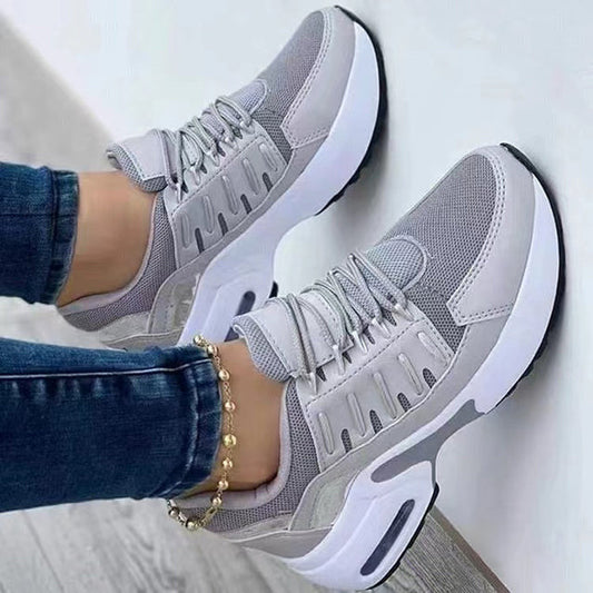 Women's sneakers with soft heel – Comfortable and breathable casual shoes
