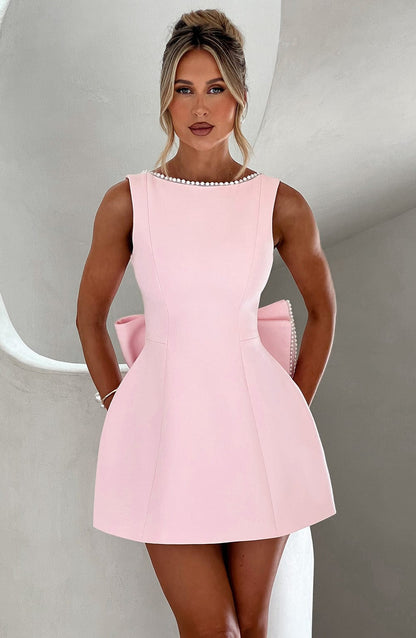 Elara Mini Jurk | Elegante Pasvorm & Moderne Structuur