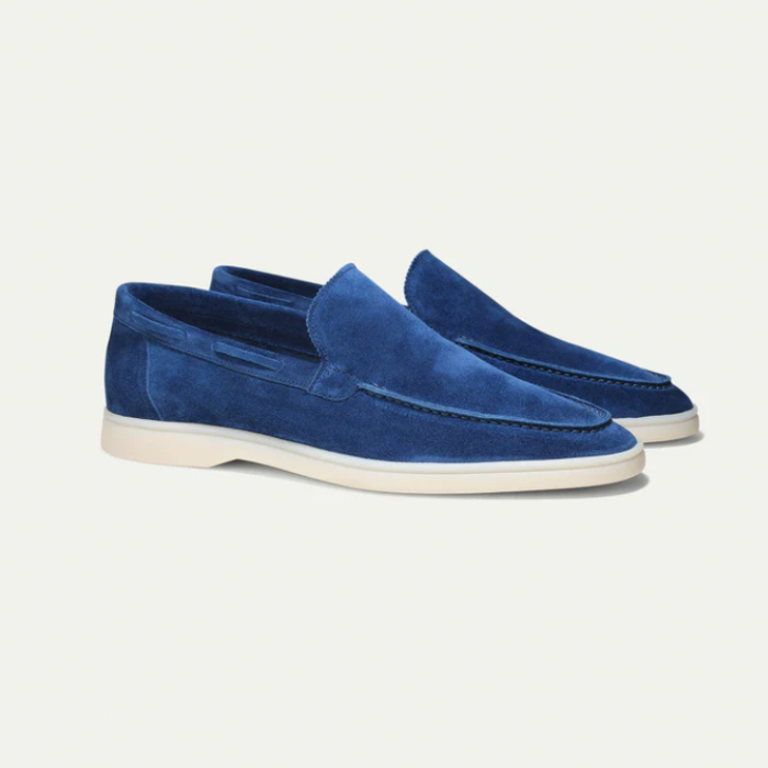 Milan – Luxe Handgemaakte Suède Loafers voor Heren | Comfort & Stijl
