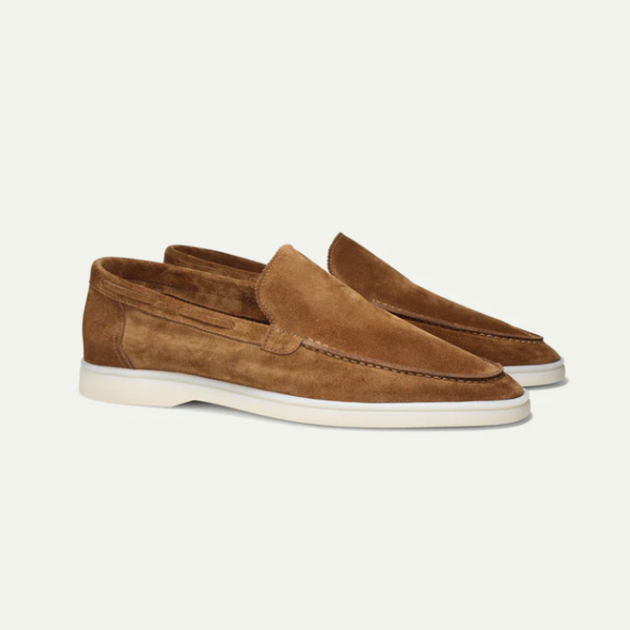 Milan – Luxe Handgemaakte Suède Loafers voor Heren | Comfort & Stijl