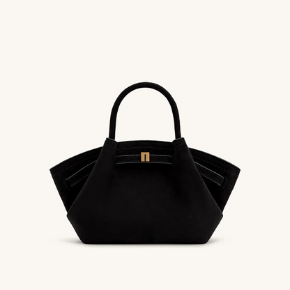 Mini Tote Tas van Vegan Suède – Elegant, Compact & Diervriendelijk