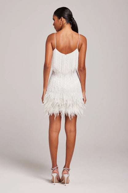 Luna Mini Jurk | Fringe Detail & Party Elegantie