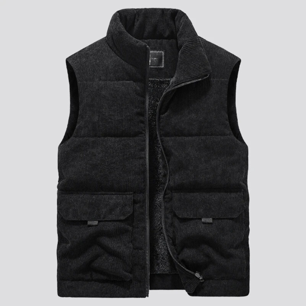 Heren Wintervest van Corduroy – Casual & Warm voor de Winter