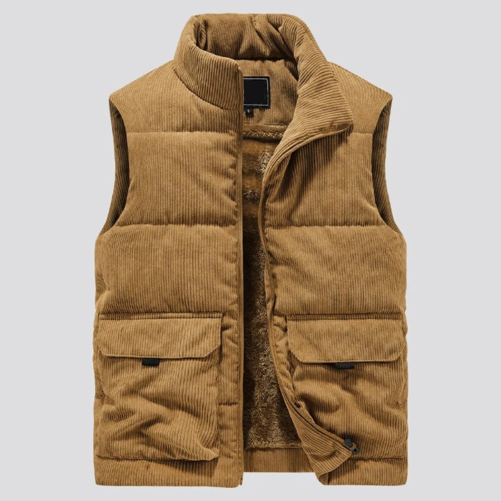 Heren Wintervest van Corduroy – Casual & Warm voor de Winter