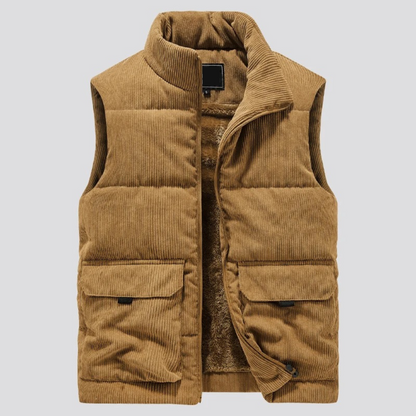 Heren Wintervest van Corduroy – Casual & Warm voor de Winter