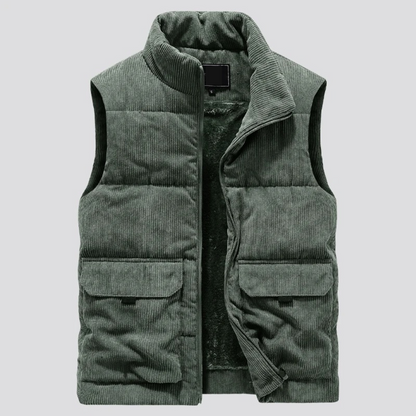 Heren Wintervest van Corduroy – Casual & Warm voor de Winter