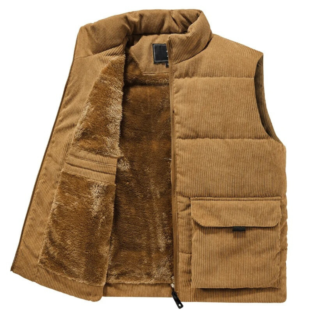 Heren Wintervest van Corduroy – Casual & Warm voor de Winter