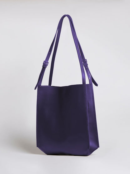 Halfronde Vegan Leren Schoudertas – Elegant & Ruim voor Dagelijks Gebruik