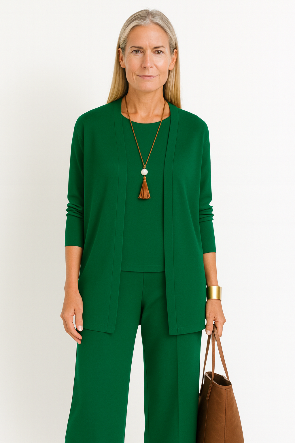 Monique | 3-Piece Comfort Set with Vest, Top, and Wide Pants