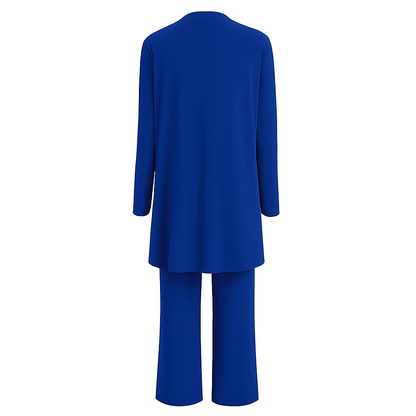 Monique | 3-Piece Comfort Set with Vest, Top, and Wide Pants