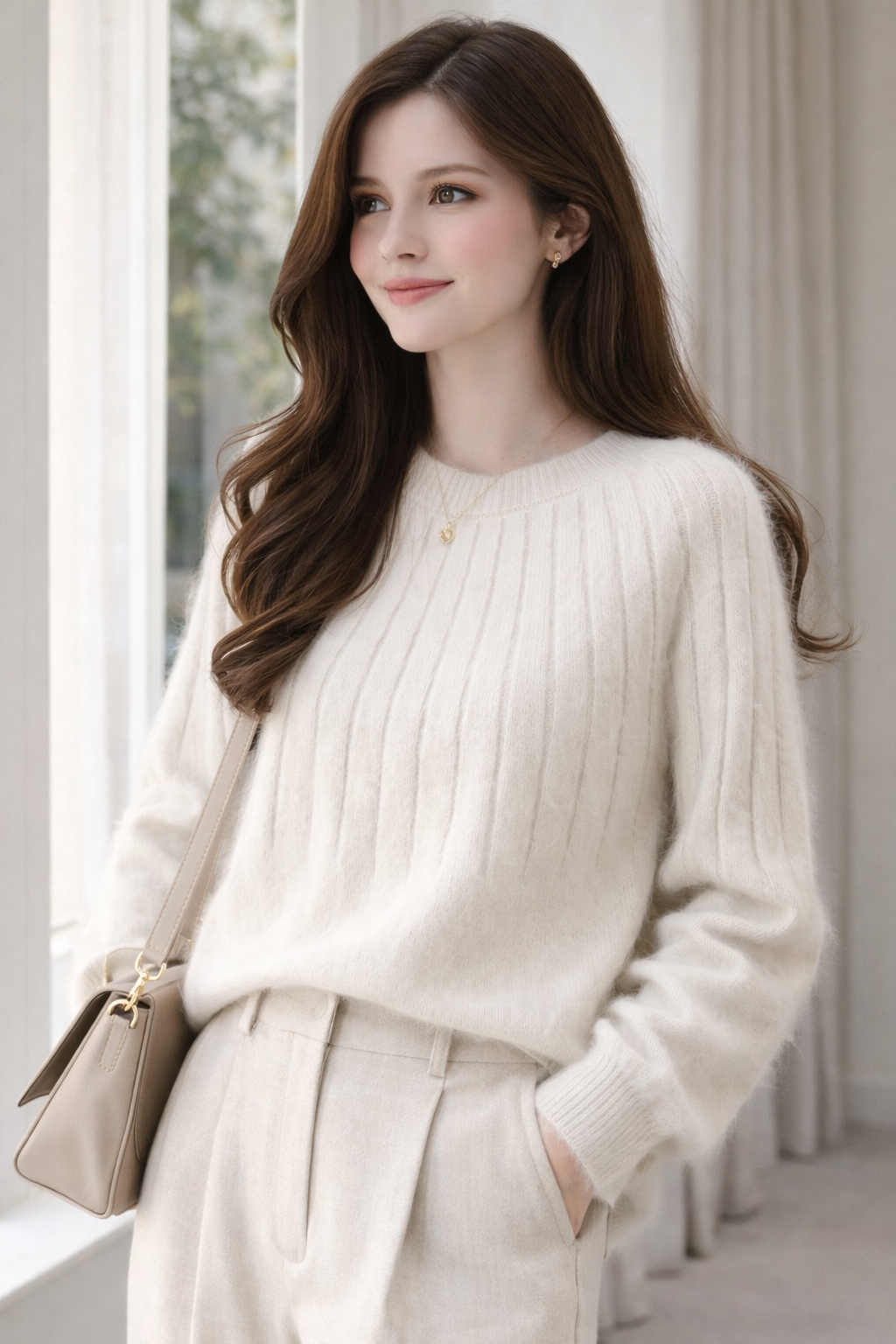 Soft Cashmere Knitted Sweater for Women