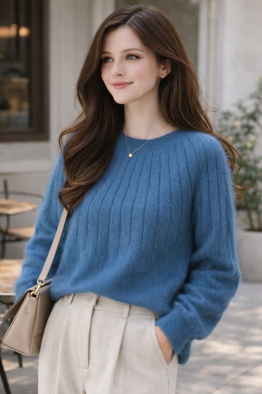 Soft Cashmere Knitted Sweater for Women