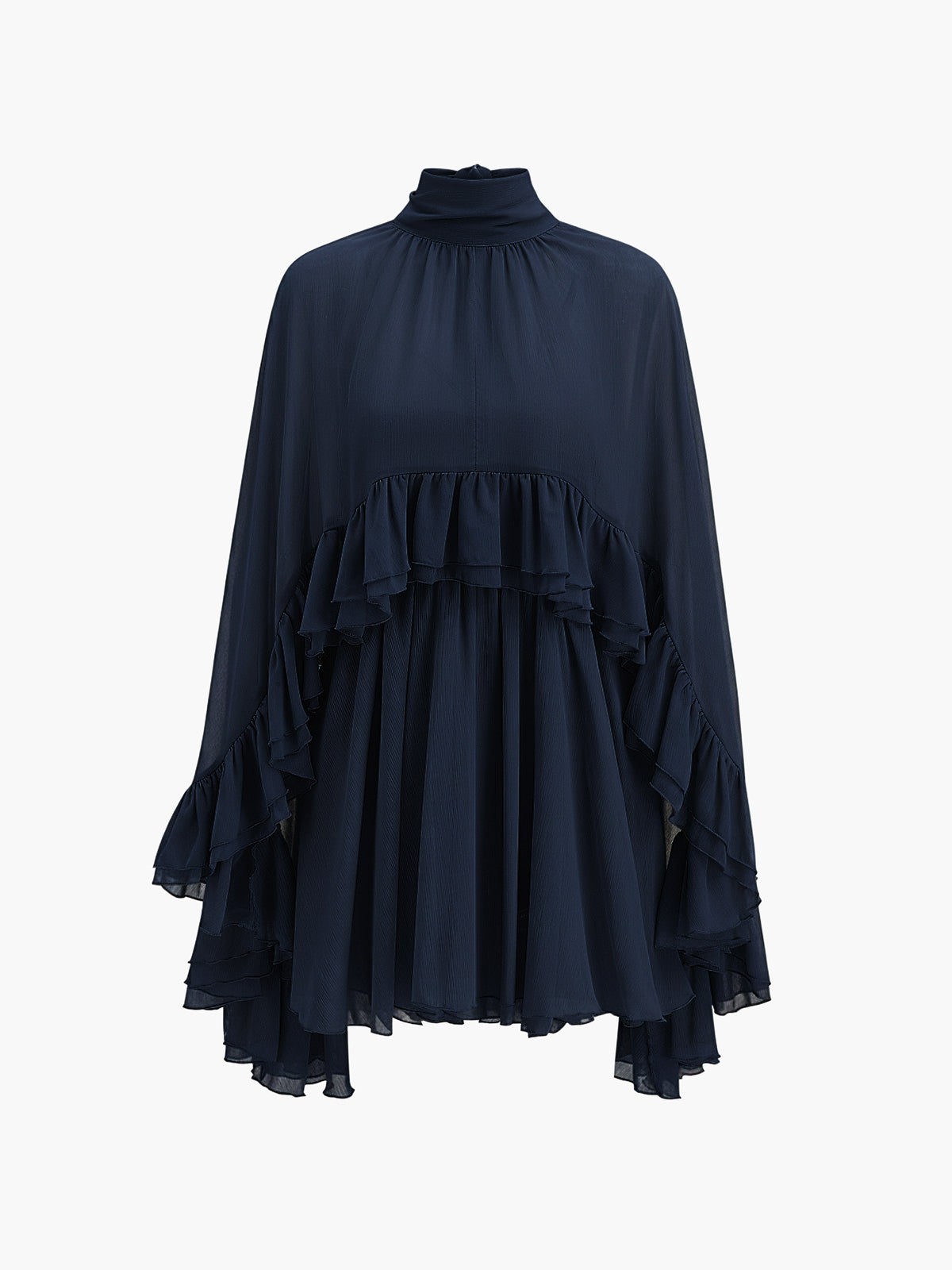 Dames Mini Jurk | Ruffle Details & Luchtige Pasvorm | Elegant Comfort Voor Zomer, Feest & Casual Chic