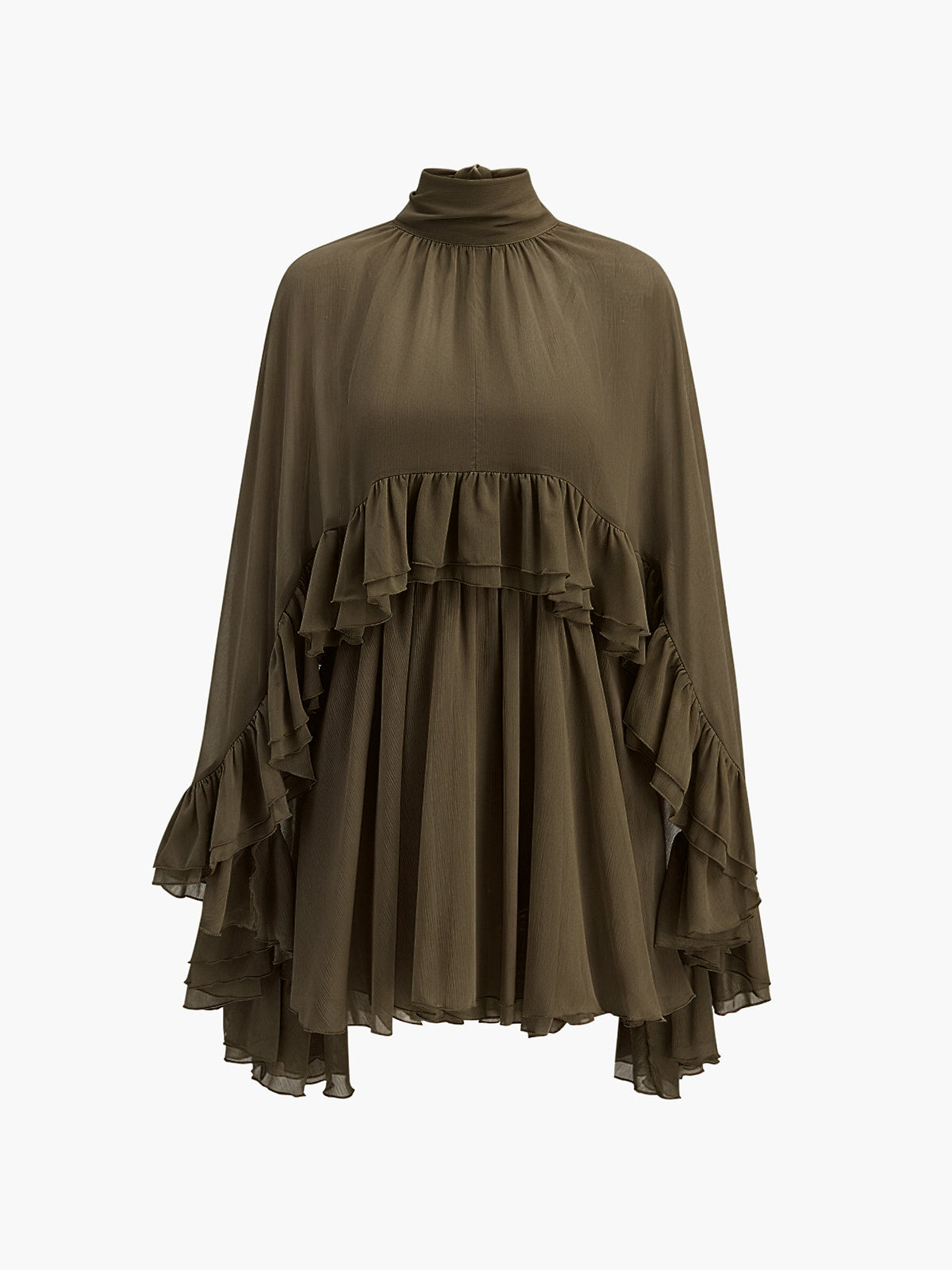 Dames Mini Jurk | Ruffle Details & Luchtige Pasvorm | Elegant Comfort Voor Zomer, Feest & Casual Chic