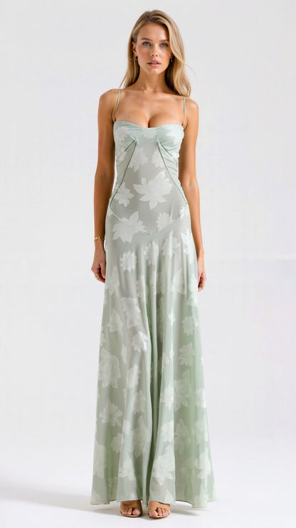 Seraphina | Elegante Kant Maxi Jurk voor Bruiloften en Gala’s