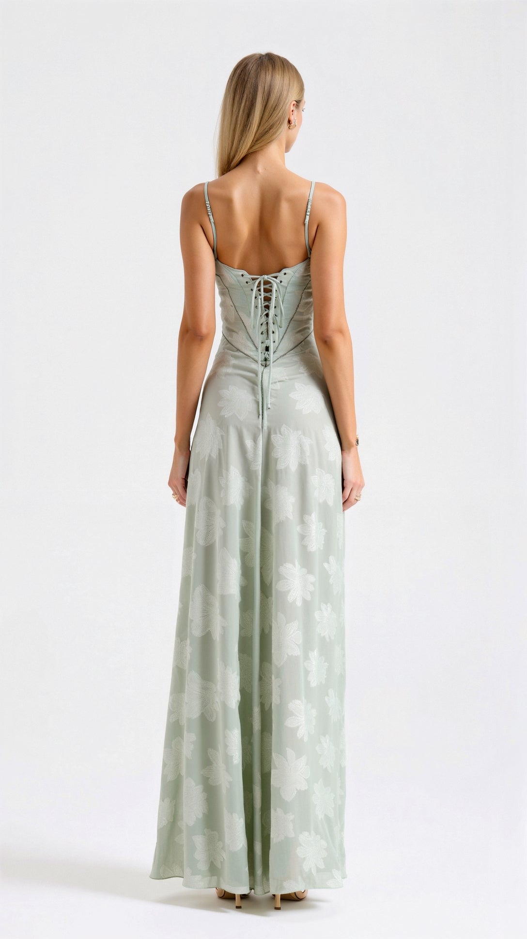Seraphina | Elegante Kant Maxi Jurk voor Bruiloften en Gala’s
