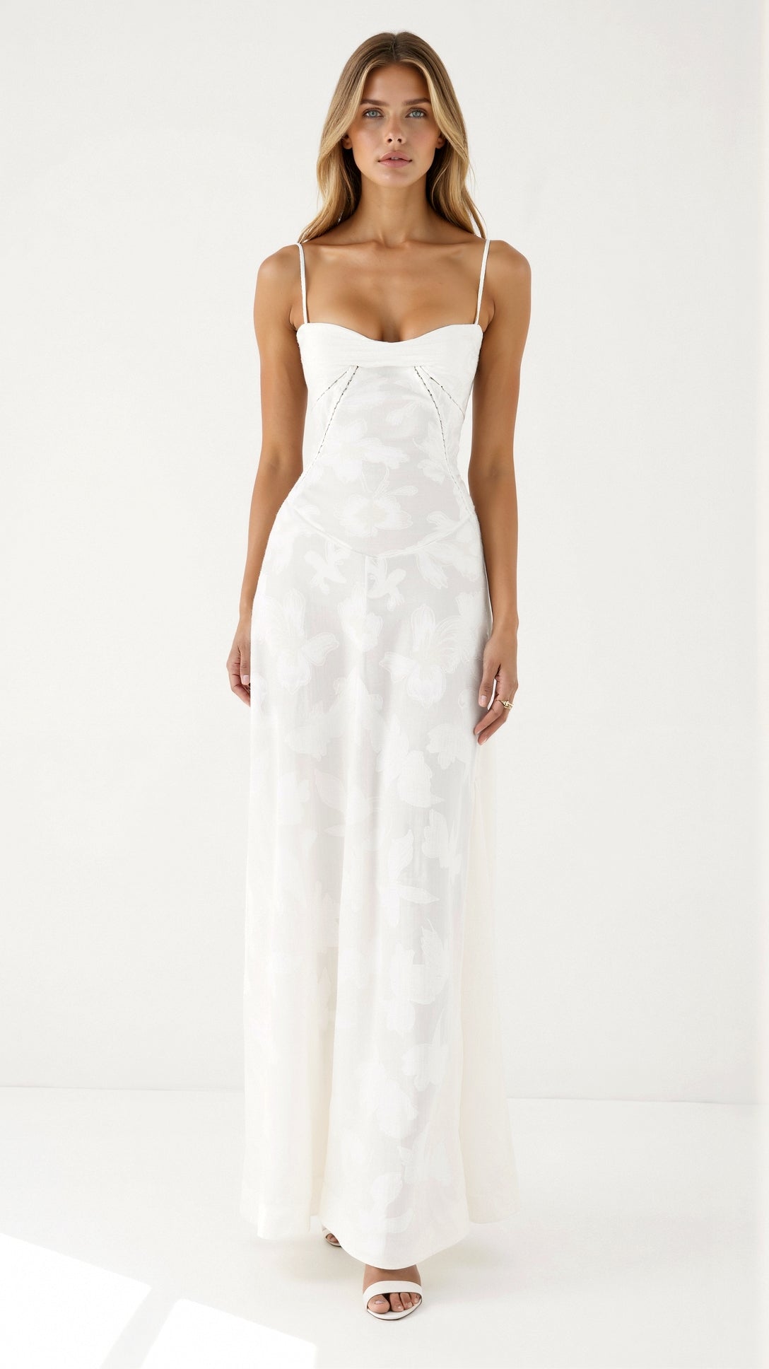 Seraphina | Elegante Kant Maxi Jurk voor Bruiloften en Gala’s