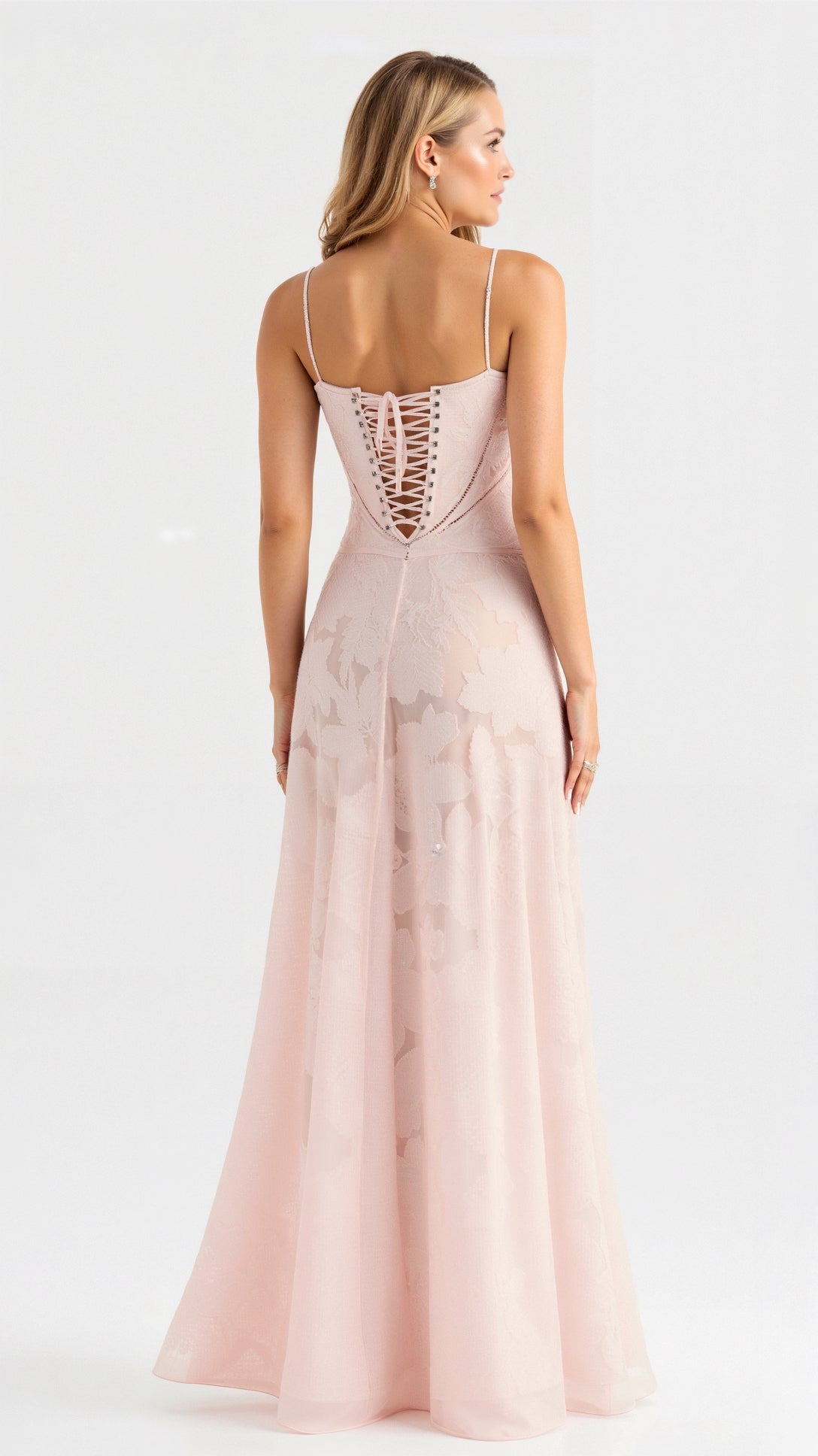 Seraphina | Elegante Kant Maxi Jurk voor Bruiloften en Gala’s