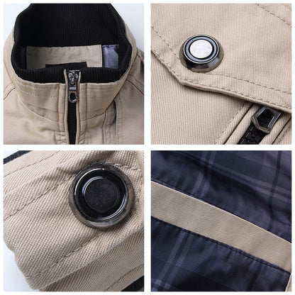 Winddichte Bomberjas voor Heren – Stijlvolle Jas met Stevige Afwerking