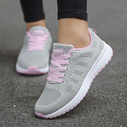 Ergonomic Women's Sneakers with Breathable Comfort