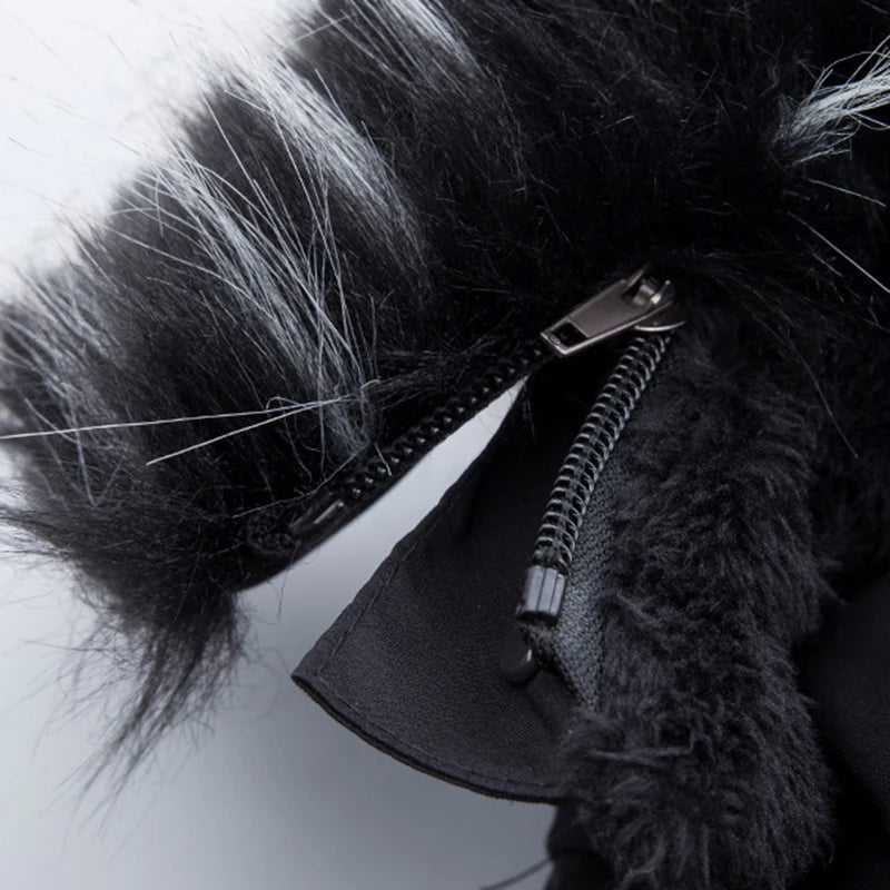 Heren Parka met Capuchon en Bontafwerking - Warm en Functioneel