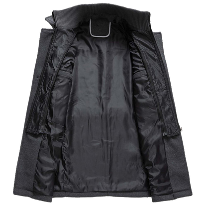 Modieuze Heren Mantel – Warm, Licht & Stijlvol voor Elke Gelegenheid