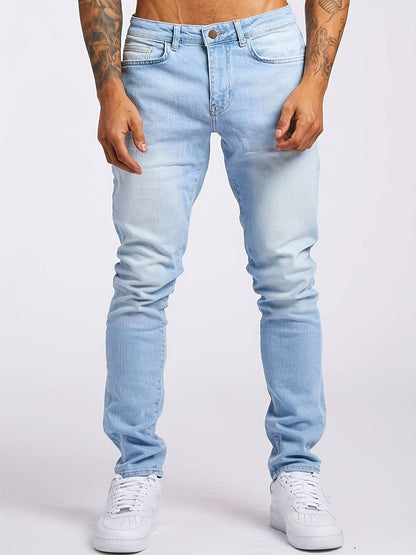 Heren Streetstyle Spijkerbroek – Slank Fit Jeans voor Casual Urban Look