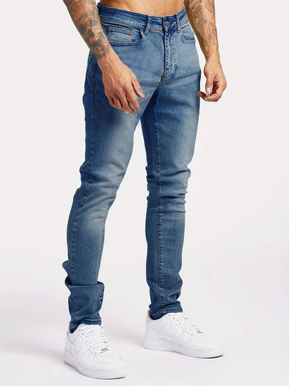 Heren Streetstyle Spijkerbroek – Slank Fit Jeans voor Casual Urban Look