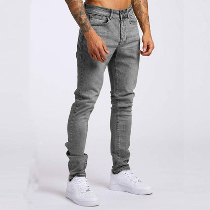 Heren Streetstyle Spijkerbroek – Slank Fit Jeans voor Casual Urban Look