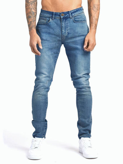 Heren Streetstyle Spijkerbroek – Slank Fit Jeans voor Casual Urban Look