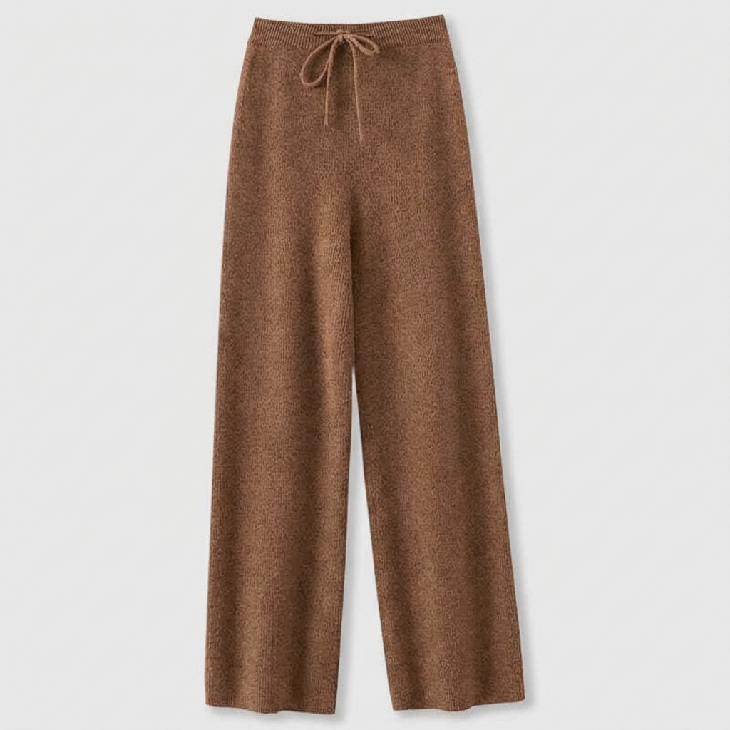 Ieva Broek – Dames Kasjmier Wijde Pantalon